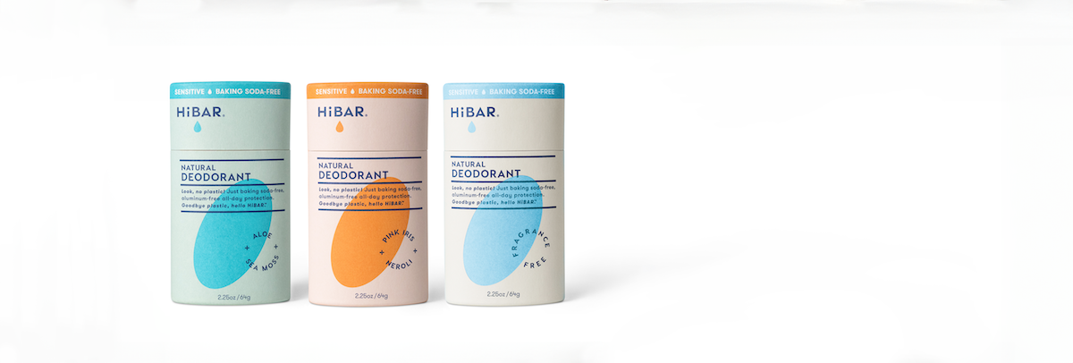 Picture of HiBAR Sensitive Deodorant Fragrances.
