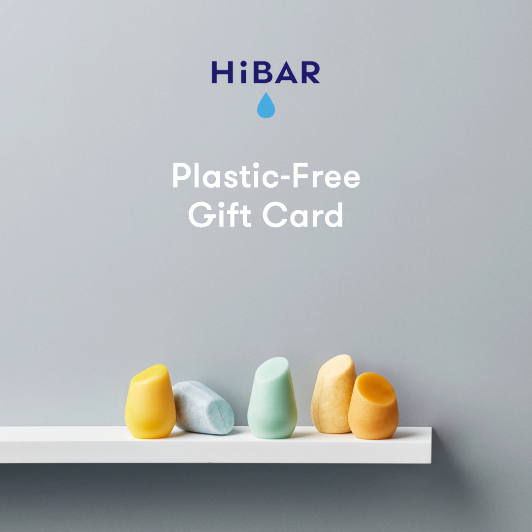 Hibar plastic free gift card.