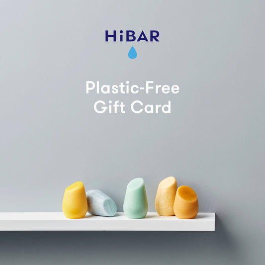 Hibar plastic free gift card.