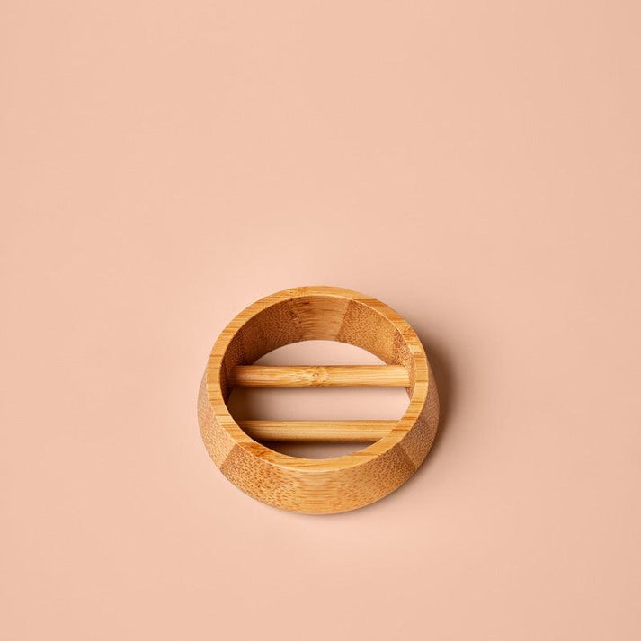 HIBAR Bamboo Shower Lift Shampoo Bar Holder for Shower HiBAR